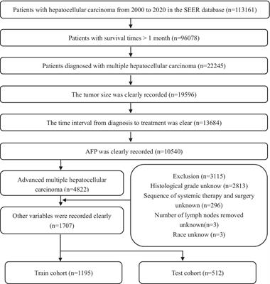 Development of prognostic models for advanced multiple hepatocellular carcinoma based on Cox regression, deep learning and machine learning algorithms